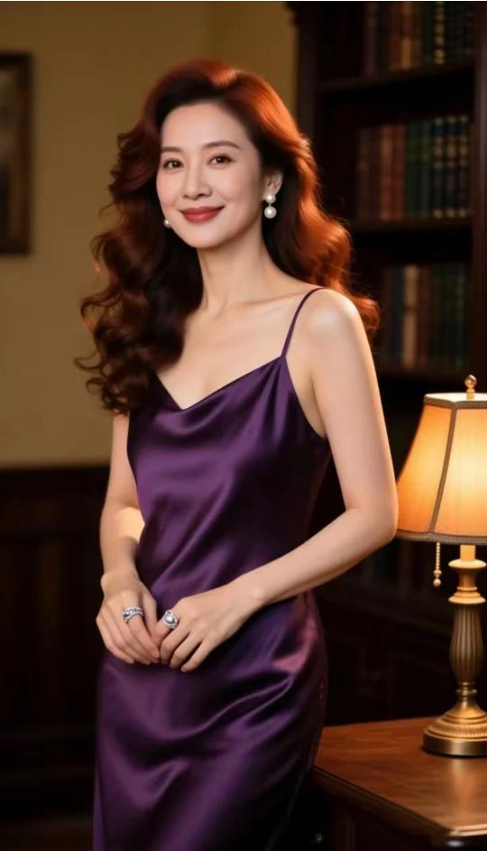 半生已过半生休，
冷暖自知岁月流。
镜中白发三千丈，
半老徐娘仍风流。