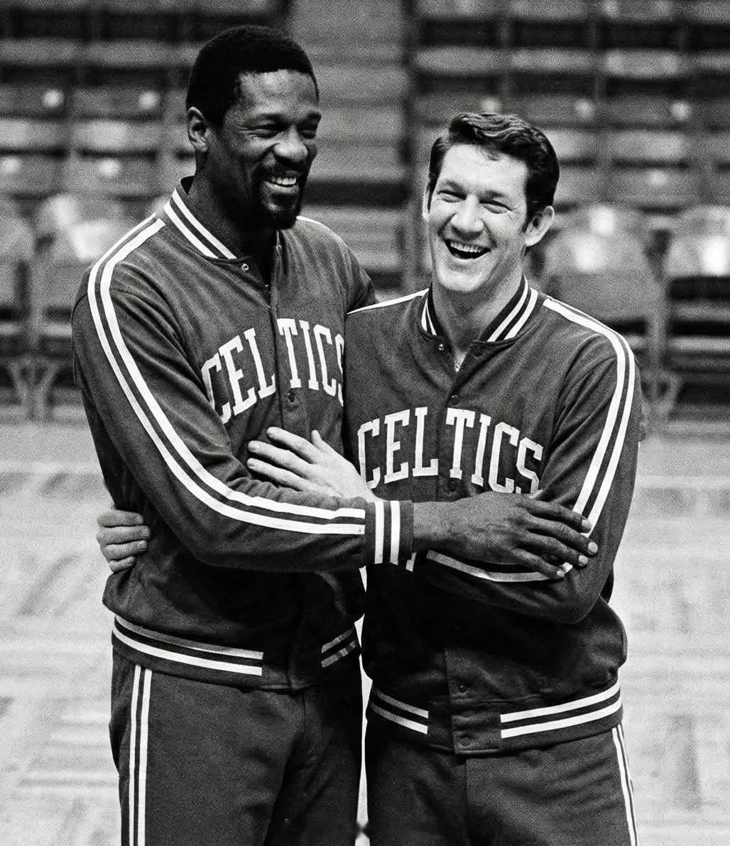 Bill Russell and John Havlicek ​​​