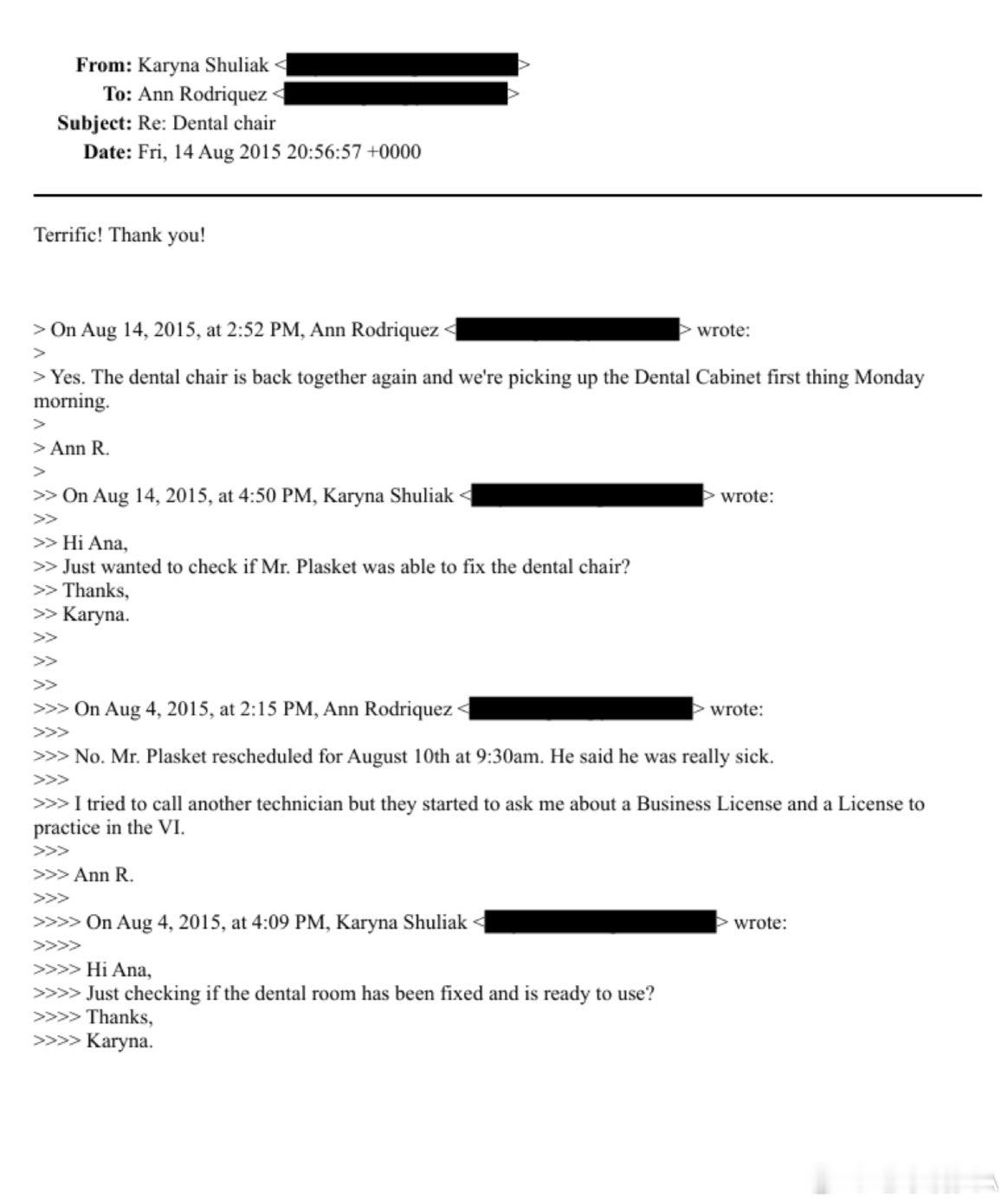 爱泼斯坦文件公布 爱泼斯坦的牙科椅坏了……是用得太频繁了吗？卡里娜·舒利亚克博士