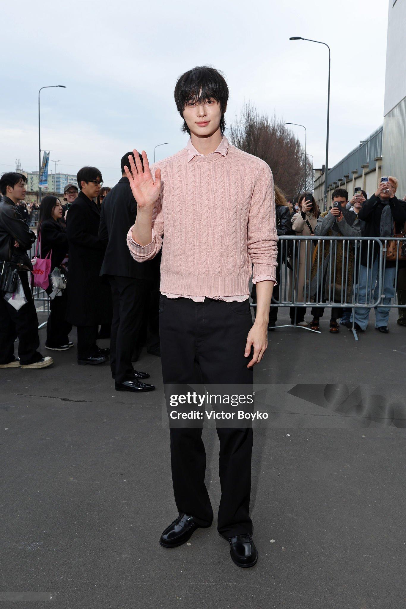 边佑锡  x  Prada F/W 2026 Menswear Show哇❗️状