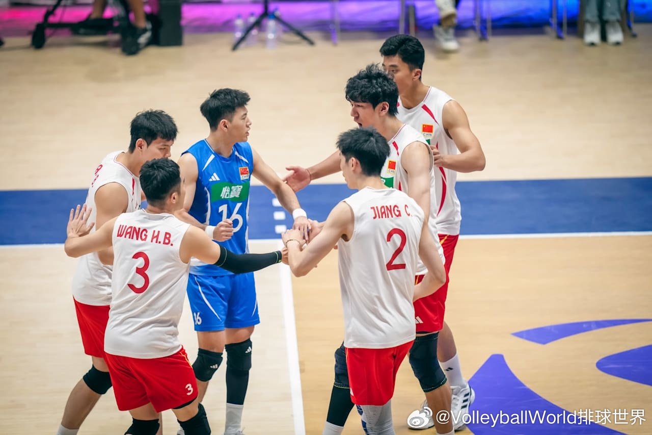 2026男排亚锦赛中国男排vs韩国男排 1/4决赛，中国男排在先赢一局的情况下，