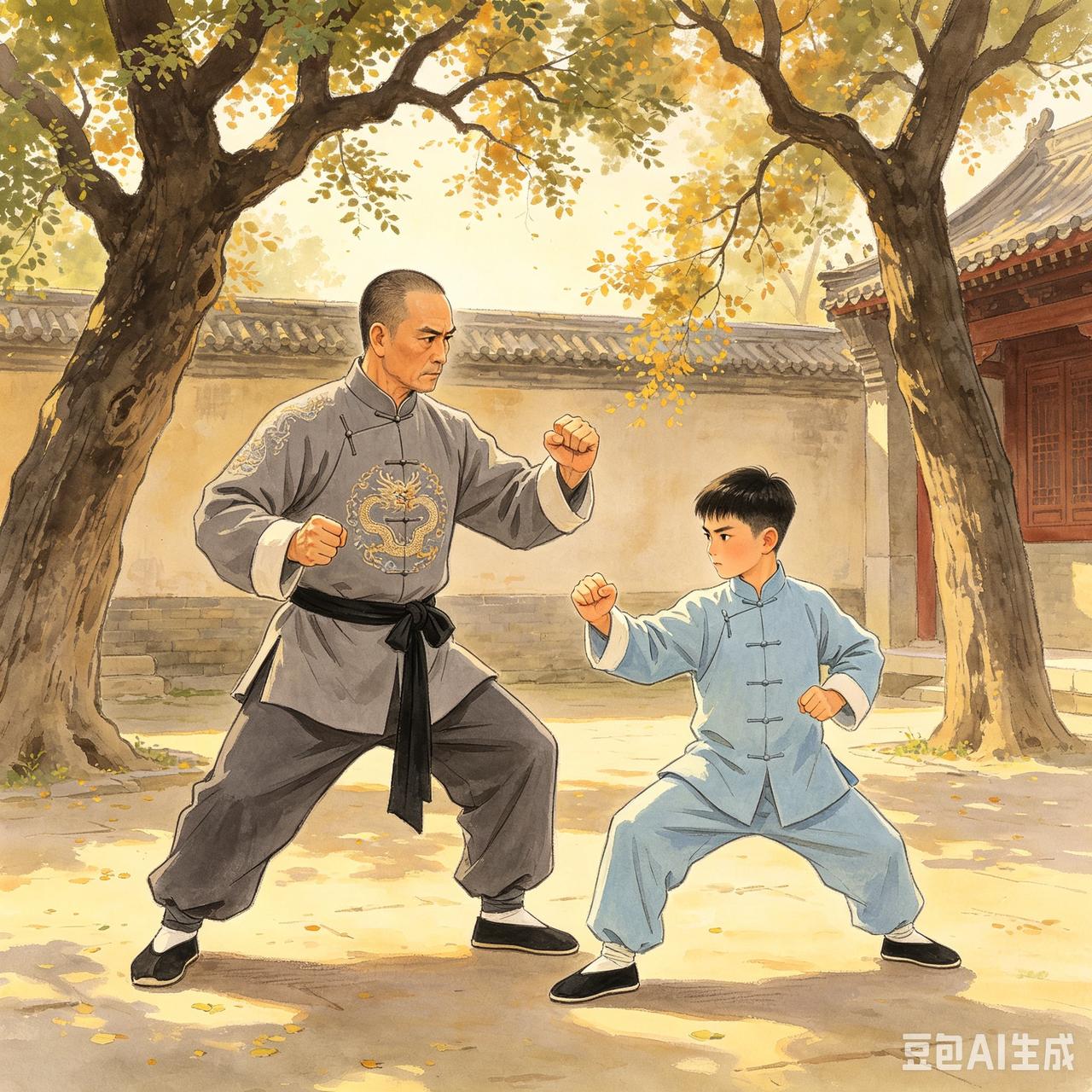 民国第一保镖杜心武，天生一块练武材料，早年在家乡遍访名师。可真正让他突飞猛进的是