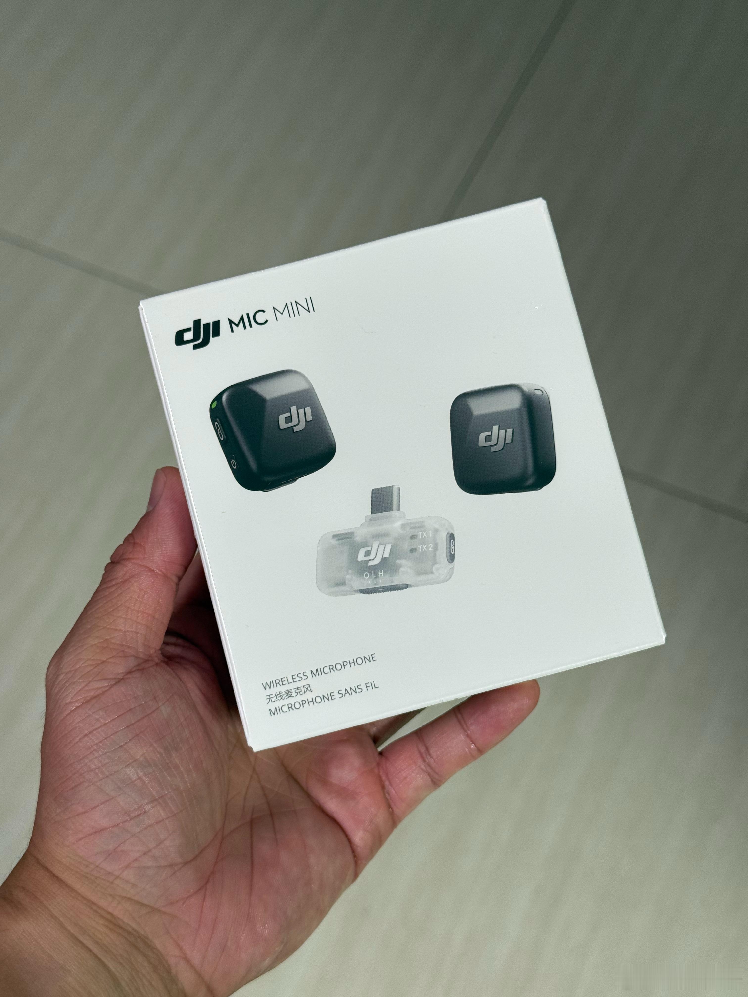 DJI Mic Mini 一拖二 Type-C 手机版229元到手啦感觉丢个配件