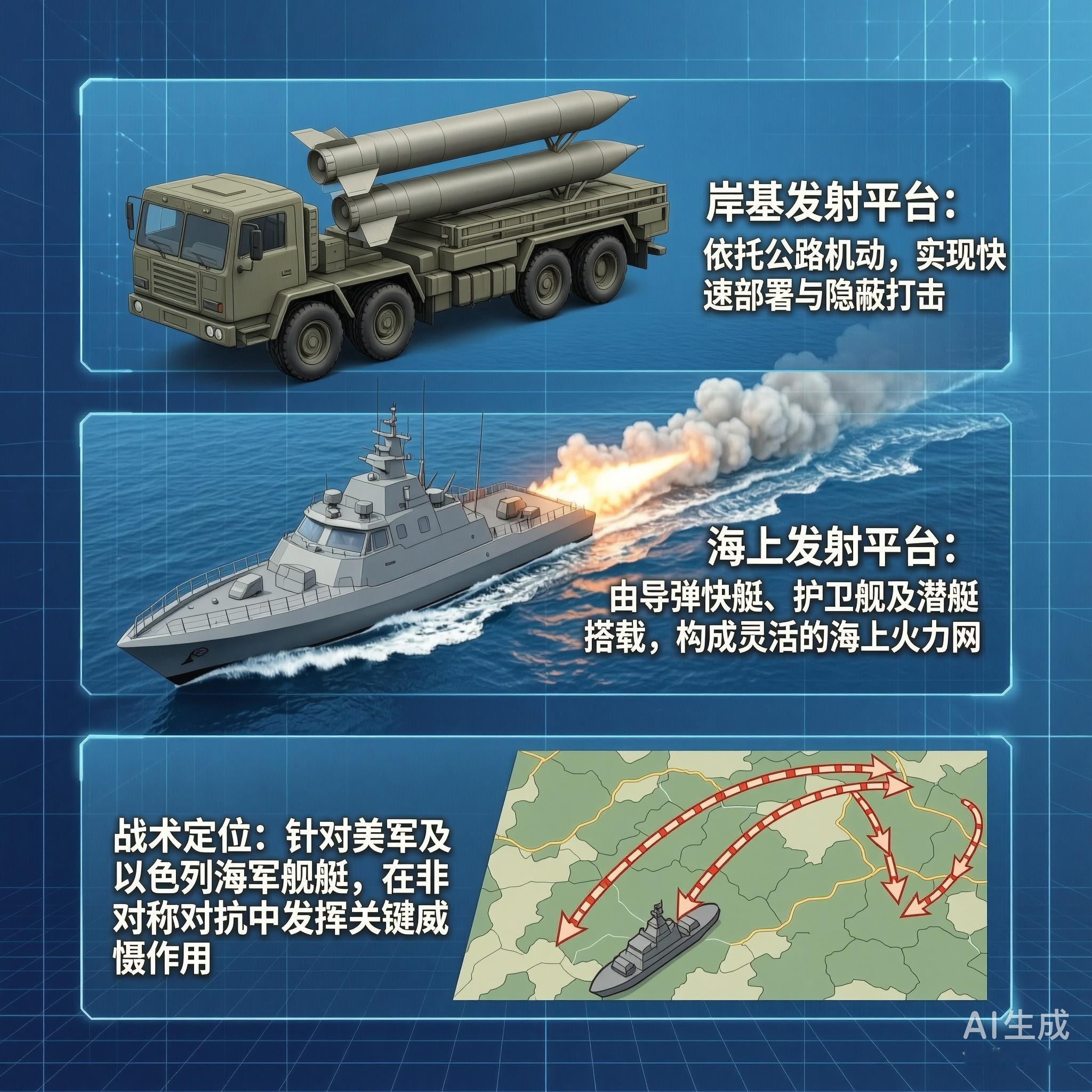 军事ai新视野 努尔反舰导弹努尔反舰导弹（Noor）是伊朗基于中国C-802反舰
