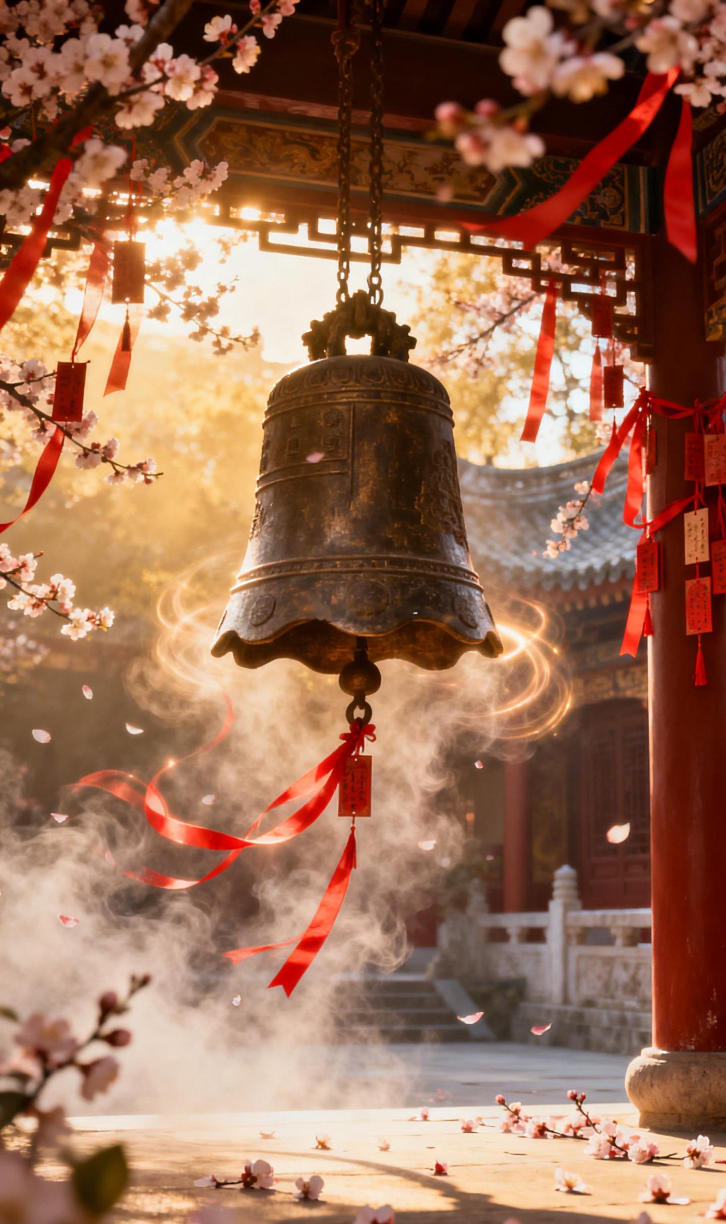 结善缘，如敲古钟。心念正了，回荡出的皆是祥和之音。愿大家在这人世间的相逢，皆是福