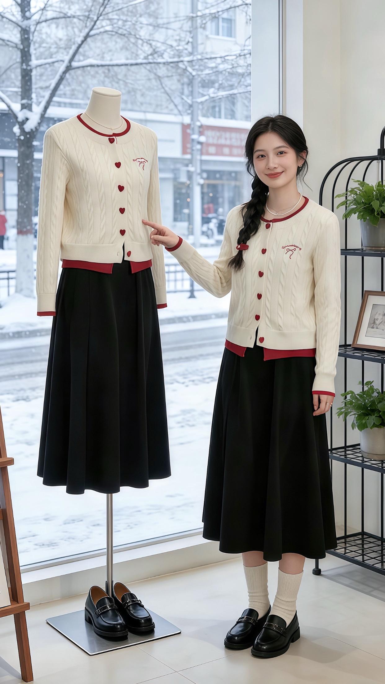 就要穿得漂漂亮亮去聚会 漂亮内搭让我赢在了穿搭起跑线 微胖女生冬日衣服...