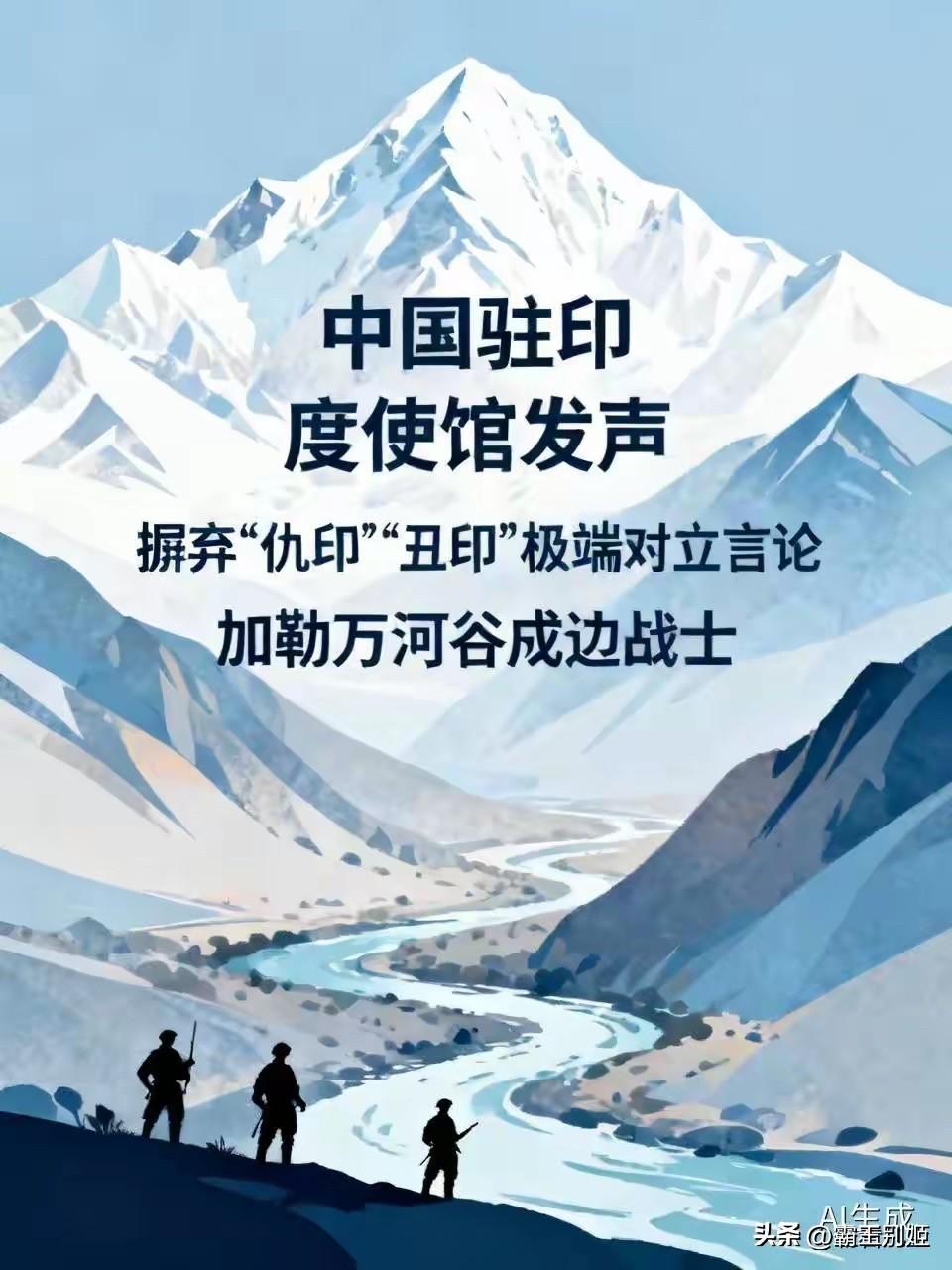 中国驻印度使馆最近发表署名文章，劝导国人摒弃“仇印”，“丑印”的所谓极端对立言论