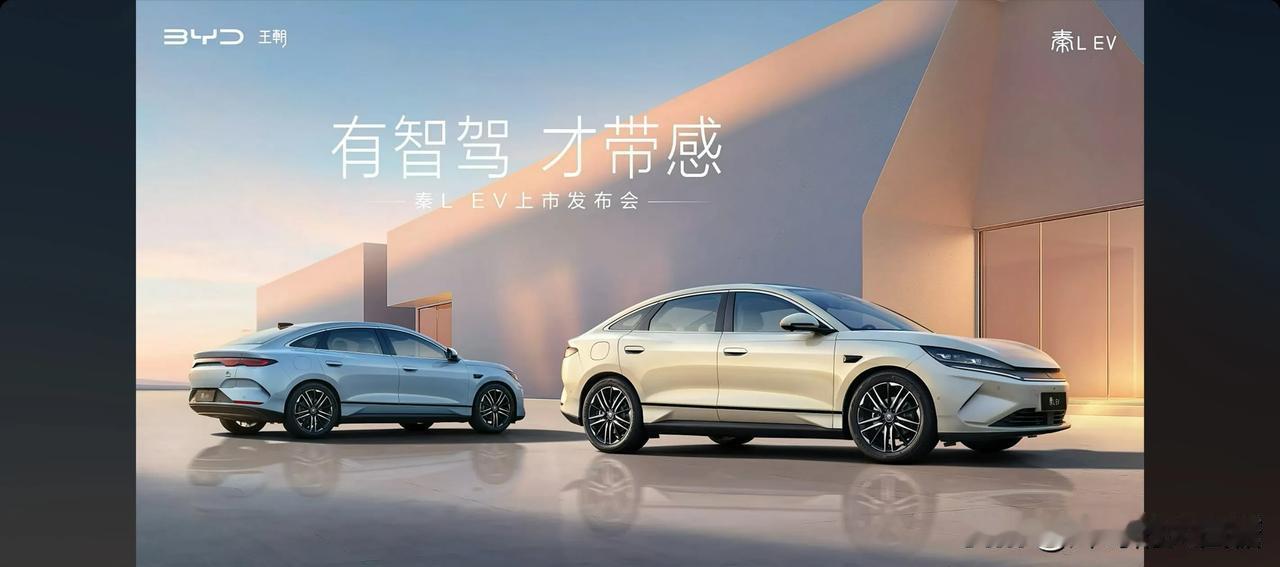 比亚迪王朝网首款出自于e平台3.0 EVO的车型秦L EV售价公布：
11.98