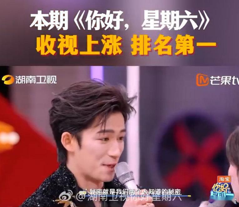 你好星期六收视率第一你好星期六 这个第一名拿得太漂亮了！《你好，星期六》收视0.