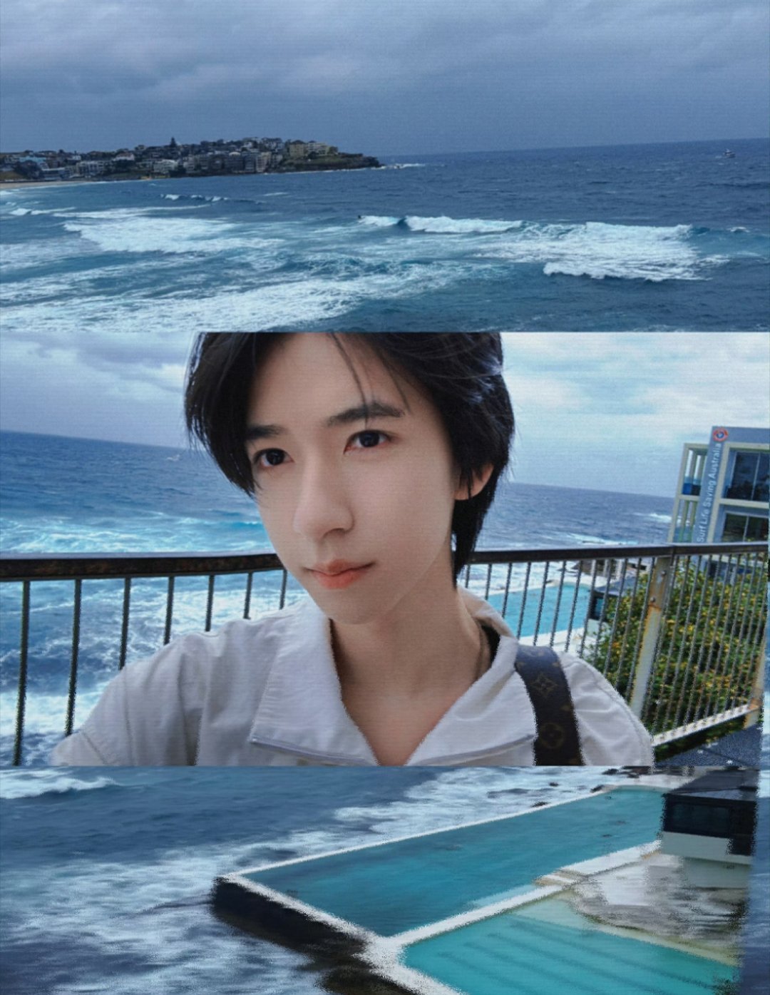 贺峻霖最近玩的开心哟！注意保暖，期待你翻开世界新的一页～ 