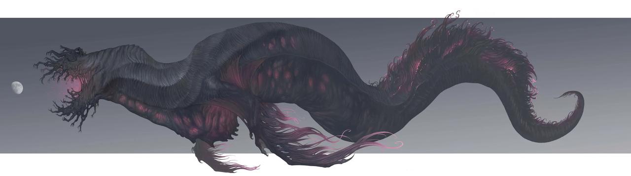 #七日世界# Cosmic Maggot 概念设计师Midnight-98的原画