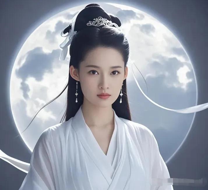 这究竟是月光仙子还是李沁?这组照片真的美哭了，气质高雅，温润如玉，眉目如画，一颦