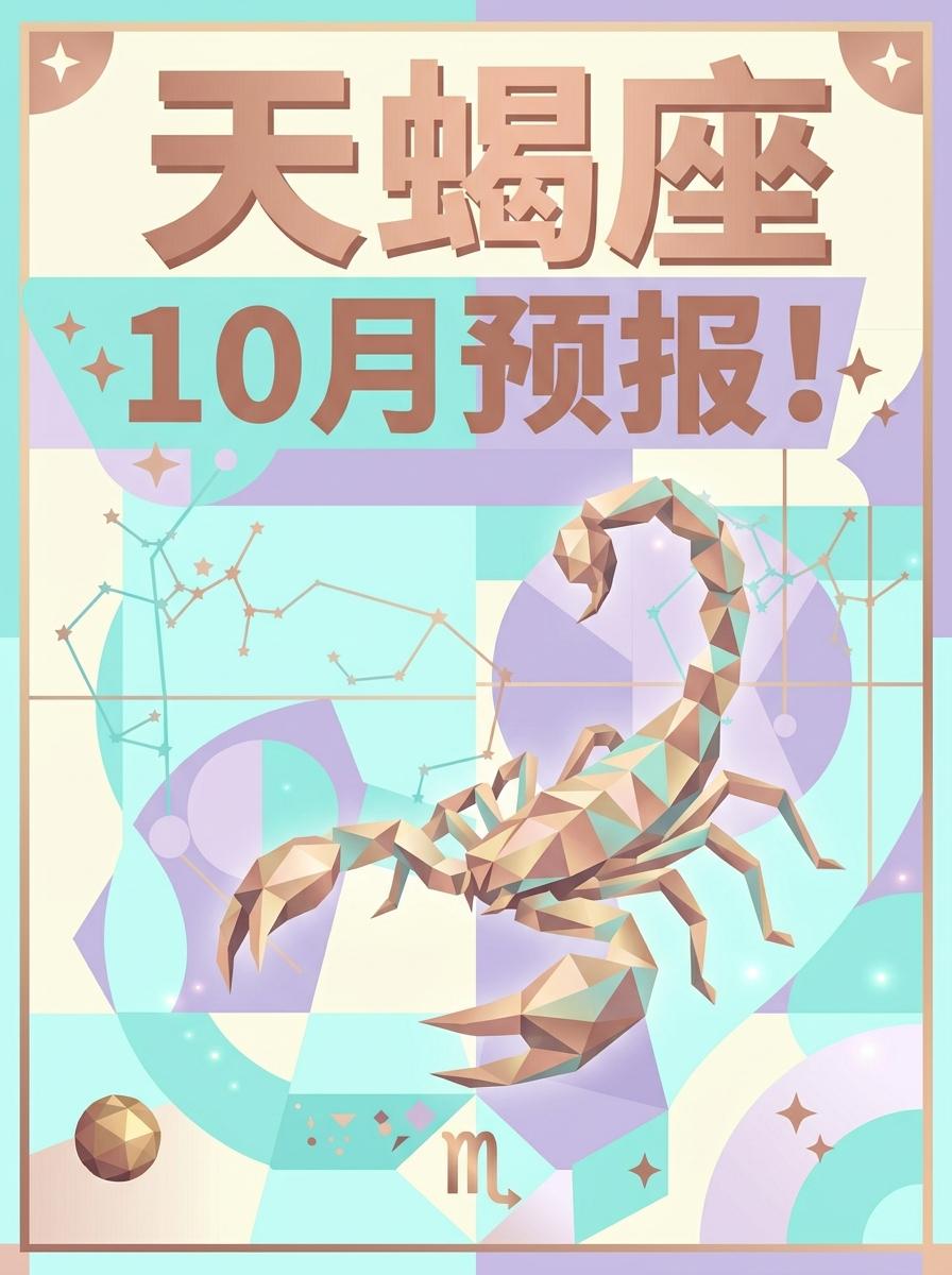 10月的天蝎座，斩断执念羁绊，浴火重生！。参考太阳+上升