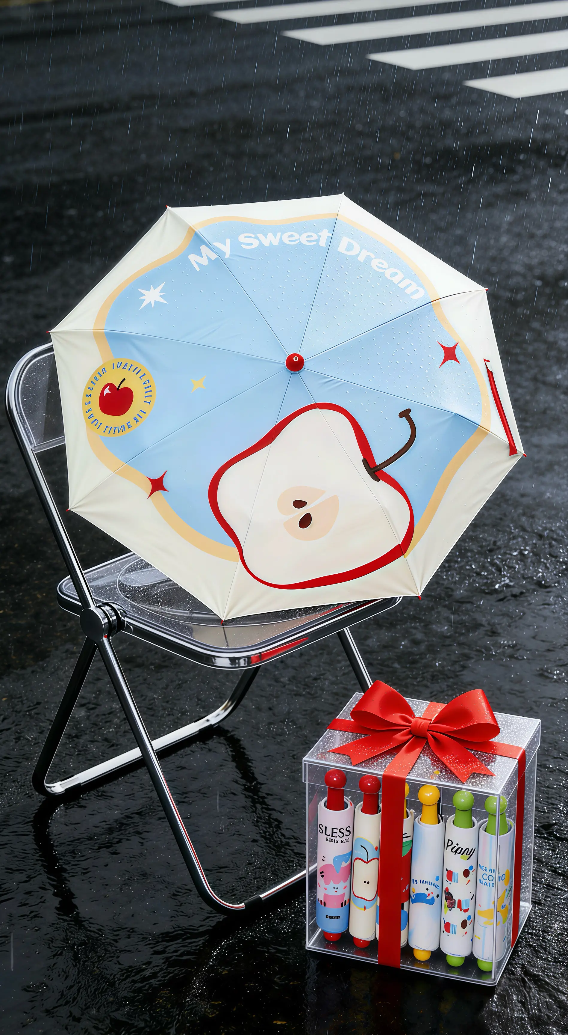 如果词不达意   就把爱放进日常里 ~ 孩子的世界很小， 小到一把雨伞...