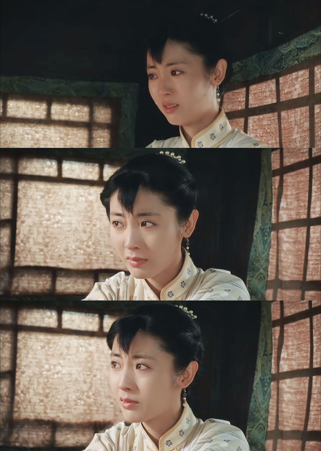 谁懂啊！被邢菲这段马车落泪戏刀麻了😭