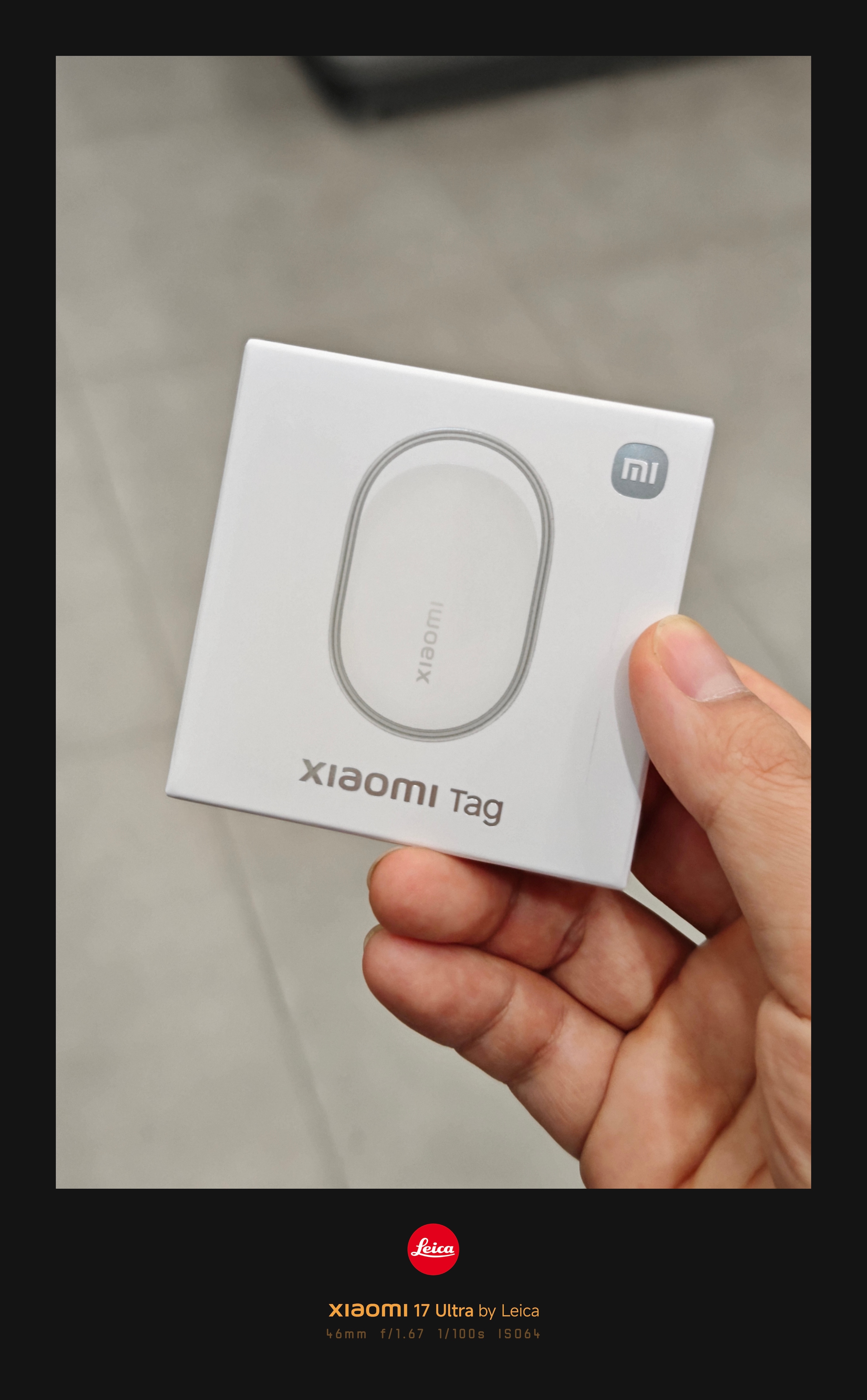 昨晚在东哥买的小米 Tag UWB到了，下午可以体验一下小米 Tag 与小米/苹