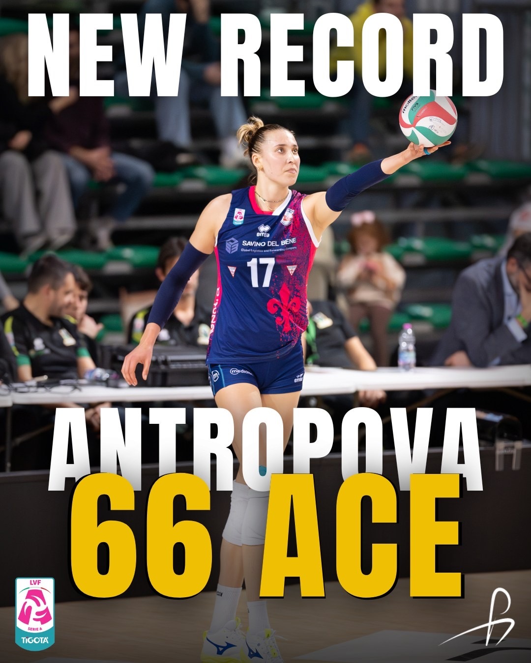 安特罗波娃66个ACE球，创意甲纪录！ 