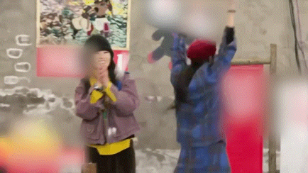 #内蒙古雪天里的disco舞厅# 羊棚变舞池，复古disco燃爆雪天！活力四射，