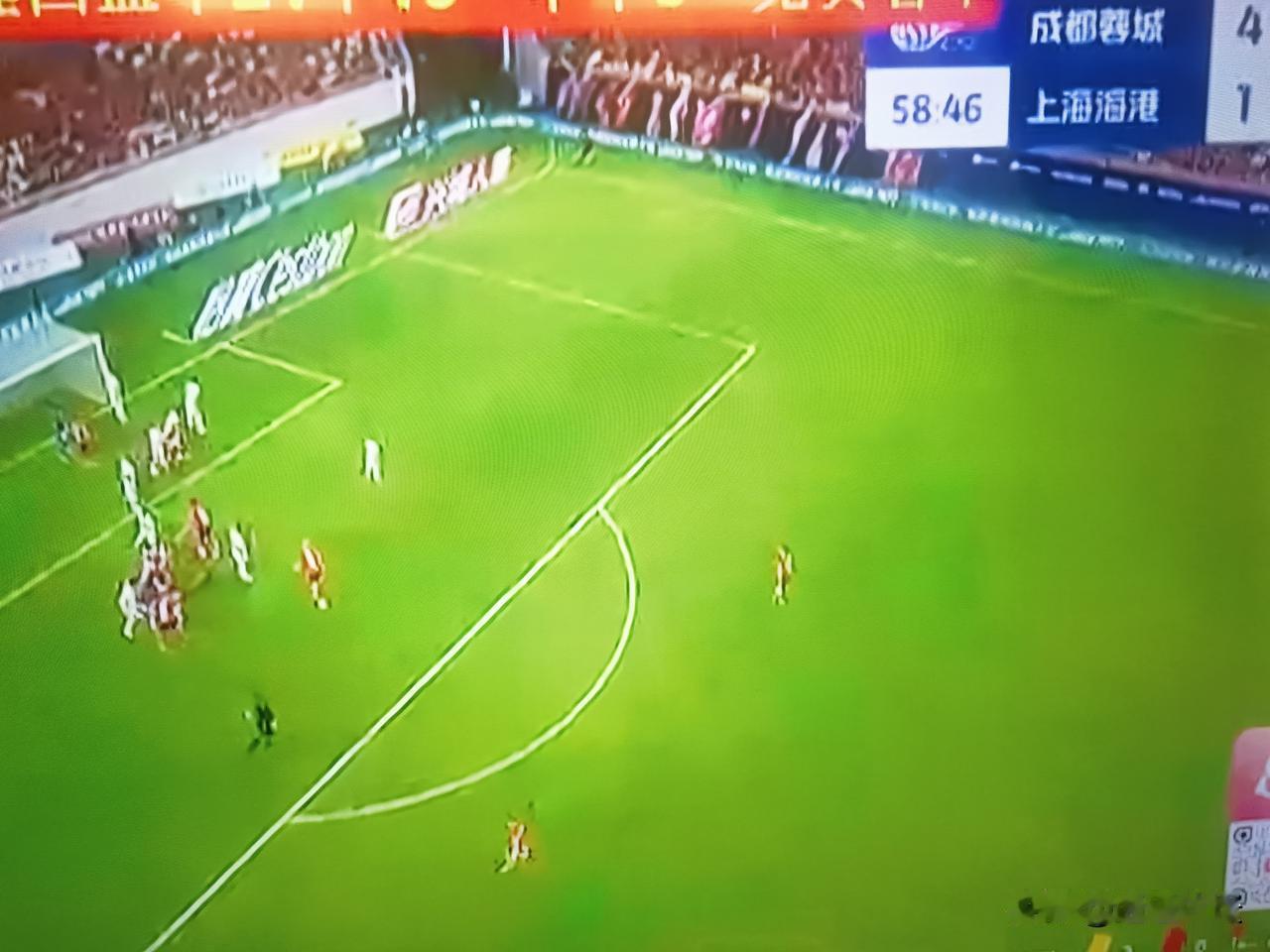 4：1，成都蓉城狂胜上海上港！比赛来到53分钟，中超成都蓉城已经4：1领先上海海