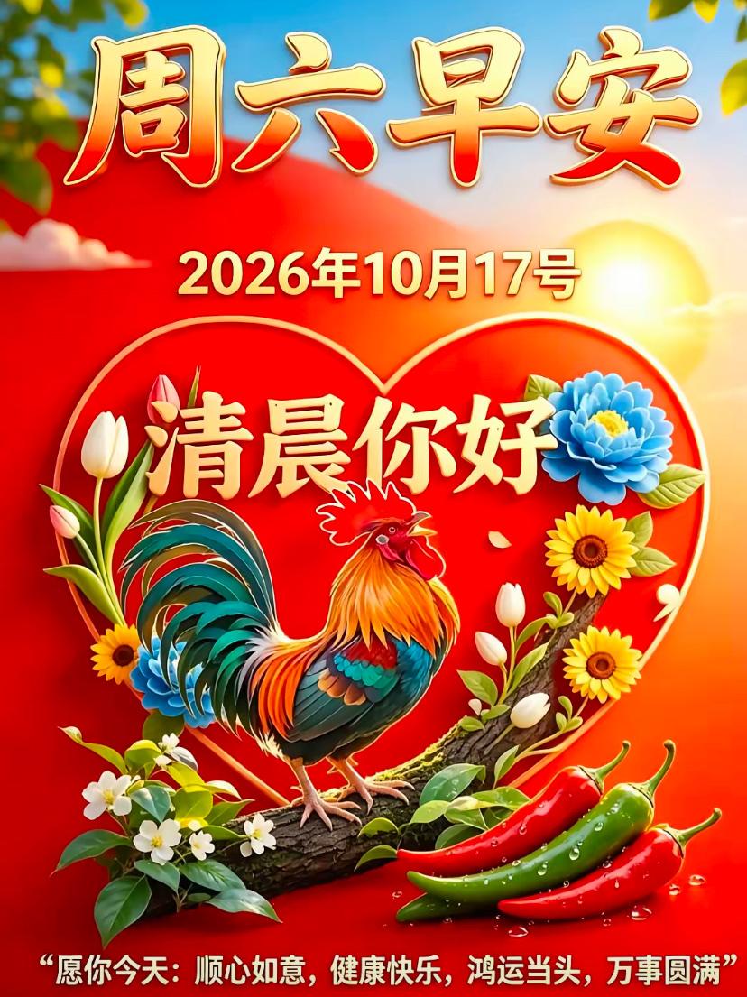 [福]2026./10月17日，淡淡祝福留秋香，落叶纷飞秋色美[福]

🍂🍁