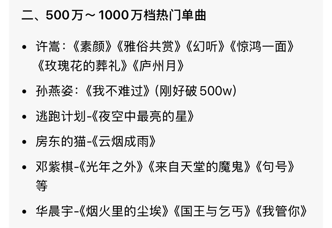 卧槽不太用wyy所以刷到才知道。。。哥哥姐姐们你们知道500w收藏是什么概念吗。