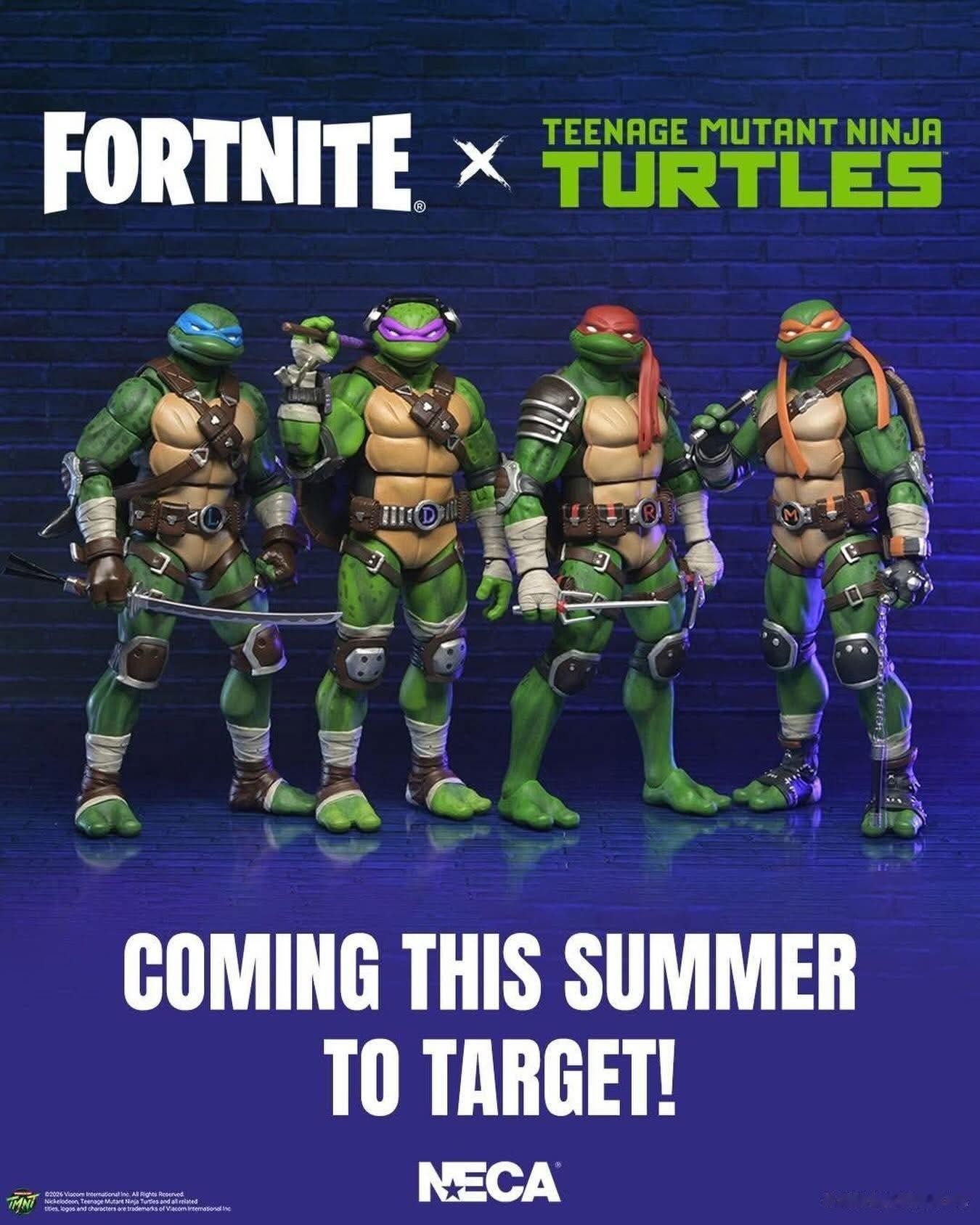 NECA Fortnite x Teenage Mutant Ninja Tur