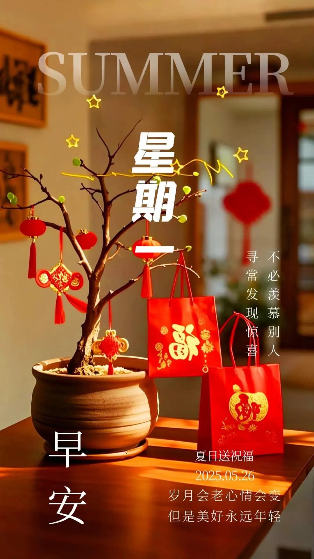 夏日早安，星期的美好从今天开始！🌞💐🎉