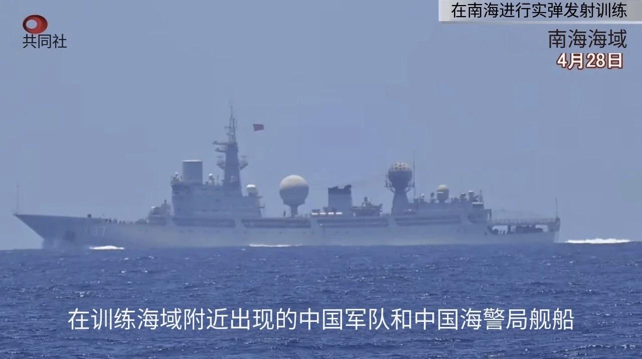 5月2日，据社交媒体报道，近日，美日菲在菲律宾海域举行军事演习，中国🇨🇳81