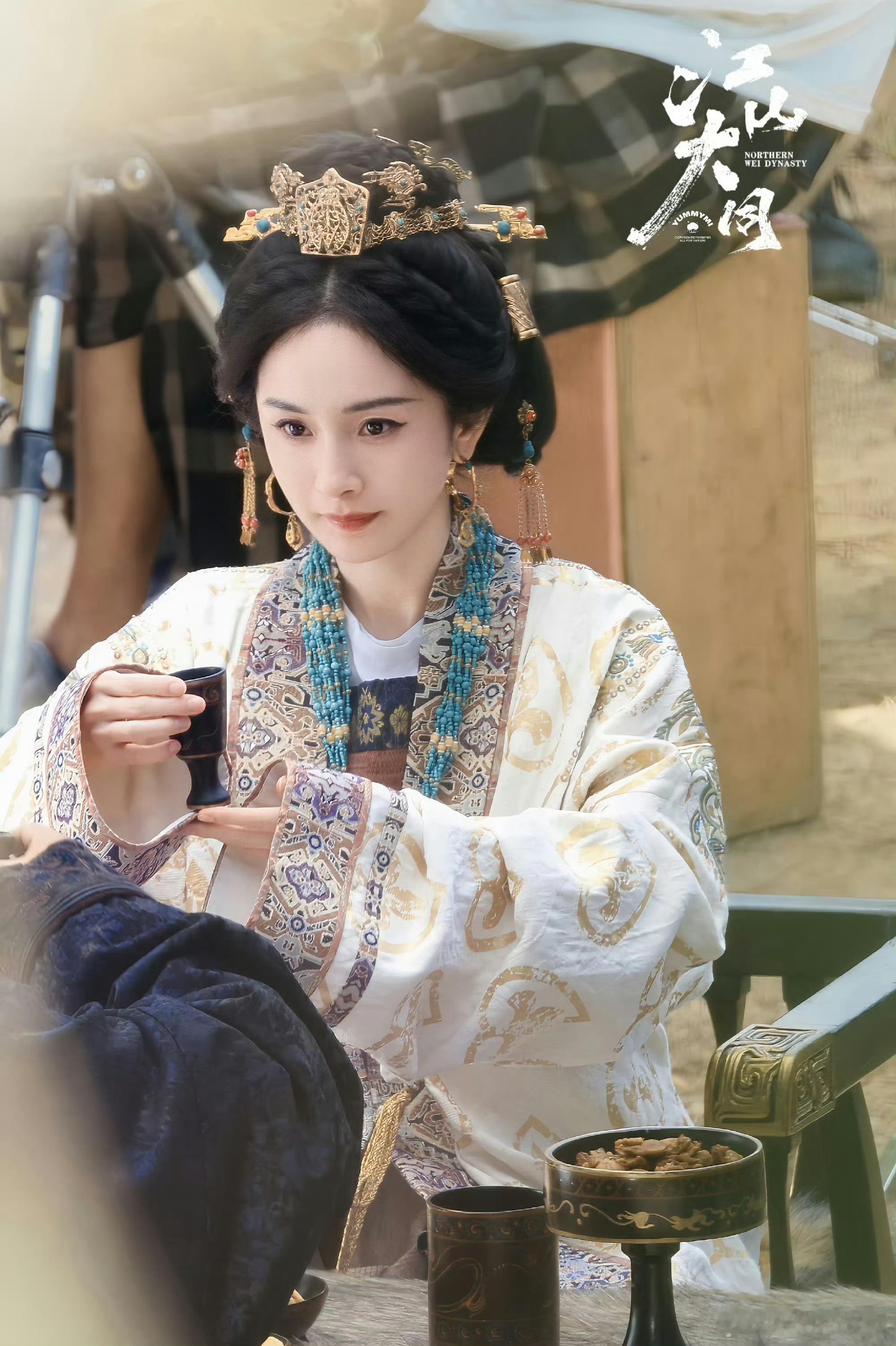 杨幂古装盘发也太美了吧～