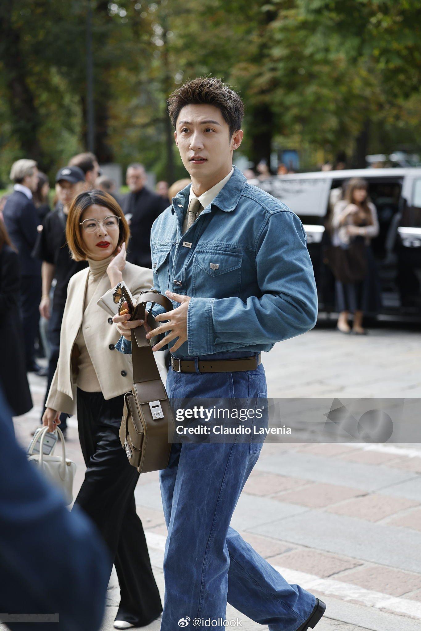 黄景瑜G社生图G社拍的黄景瑜 米兰时装周G社生图来袭，原相机直面考验，黄景瑜五官