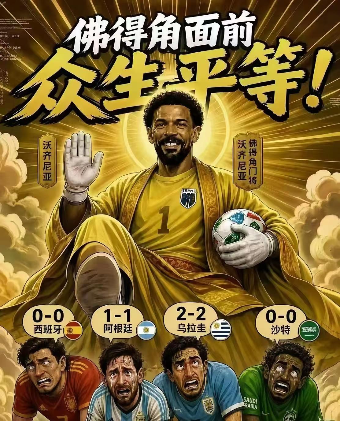 佛得角面前，众生平等。