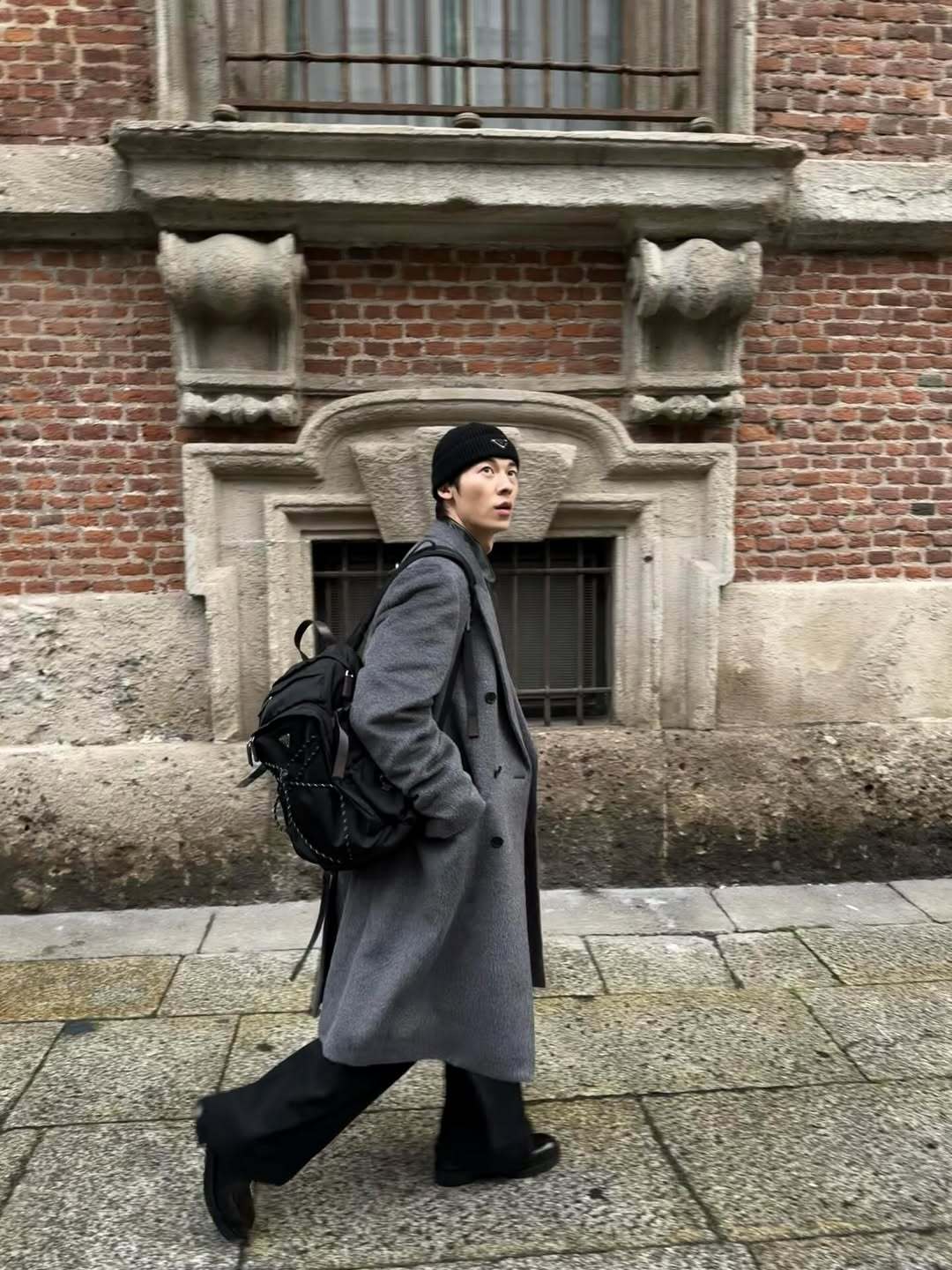 许光汉在米兰时装周😍 