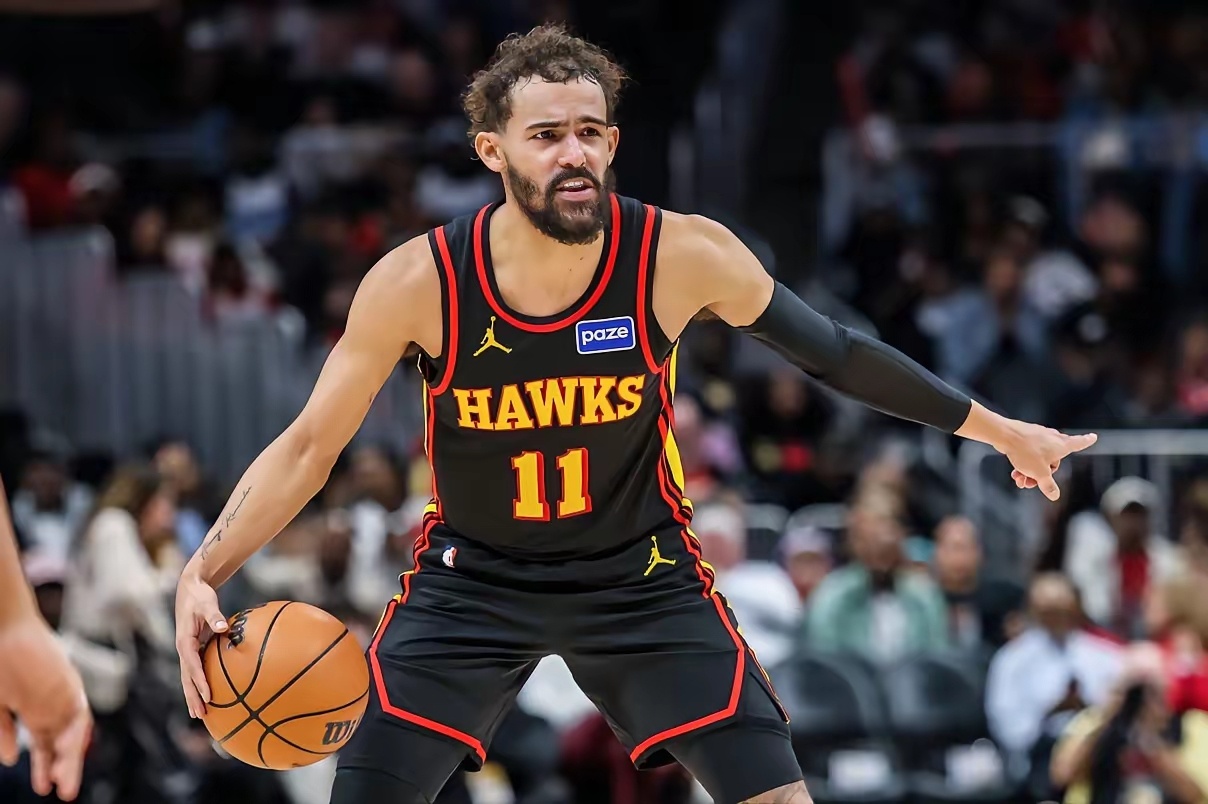 特雷杨近五个赛季数据！！！21/22赛季:28.4分3.7篮板9.7助攻22/2