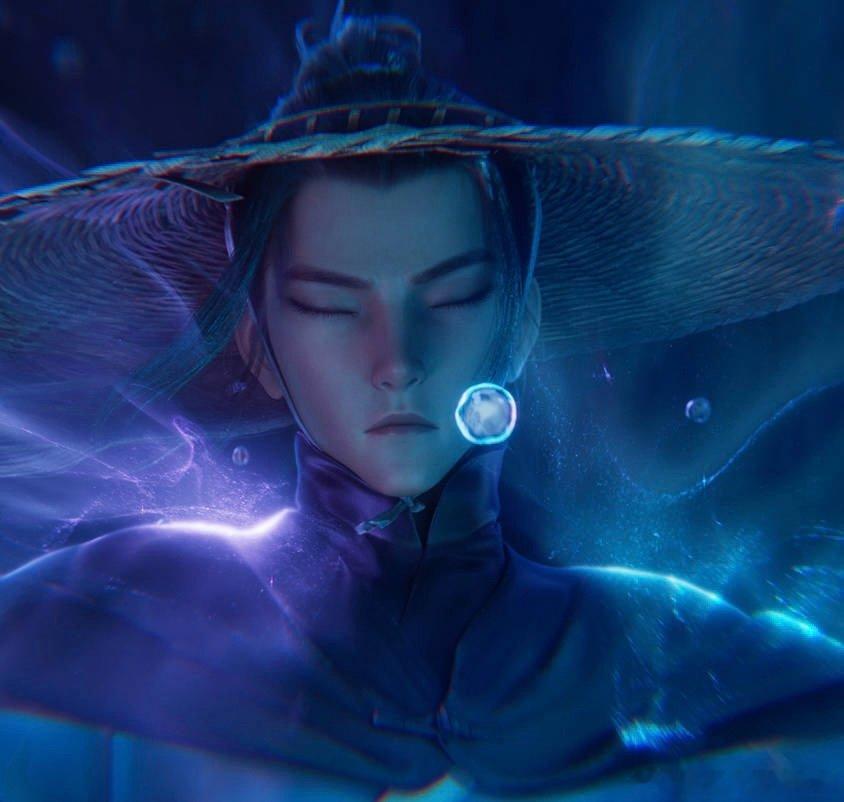 注意看，这是吕洞宾，一位马尾上有三根倔强半永久呆毛的侠盗剑修。只要注意到，就再也