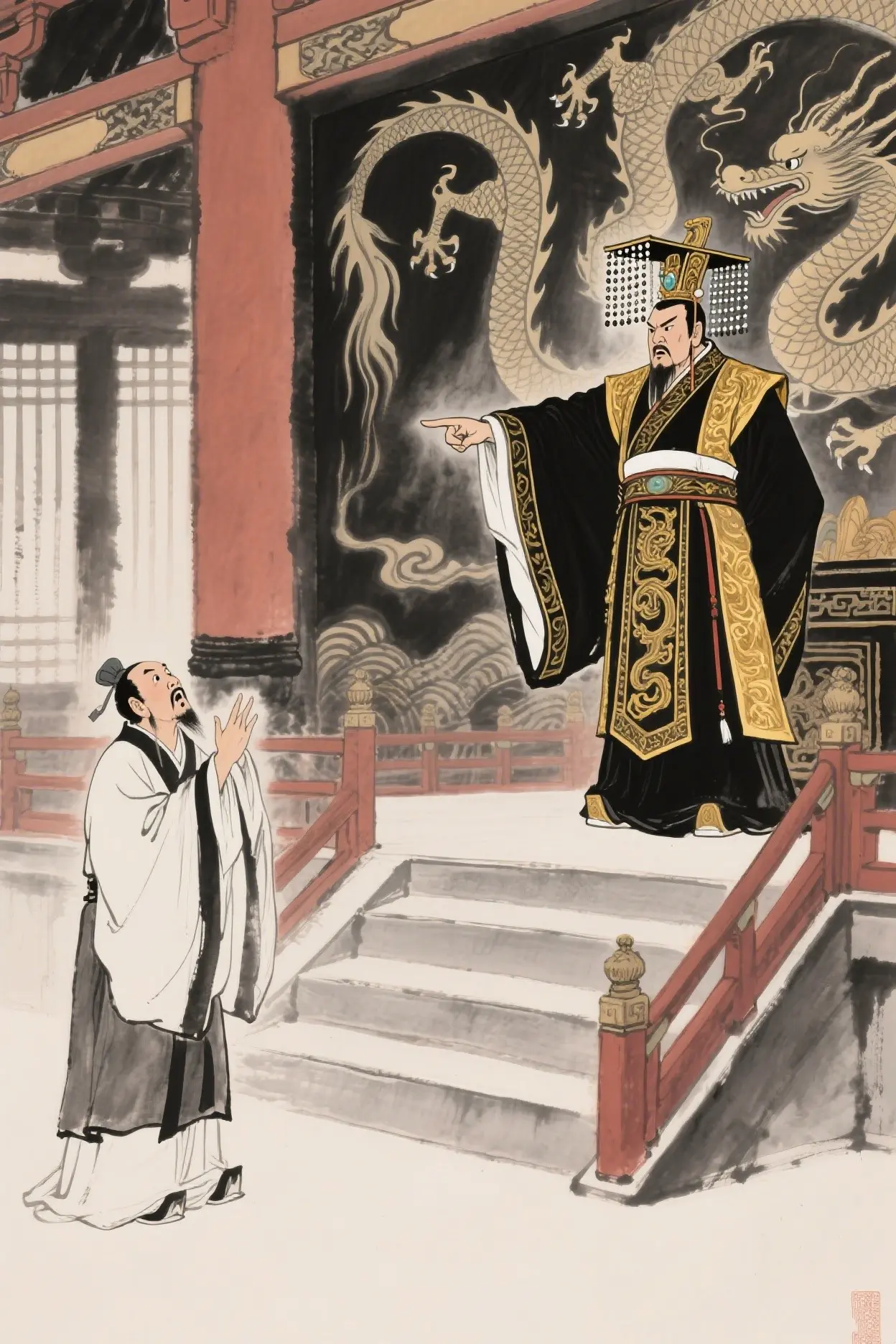 嬴政：徐福，你竟敢背刺寡人！