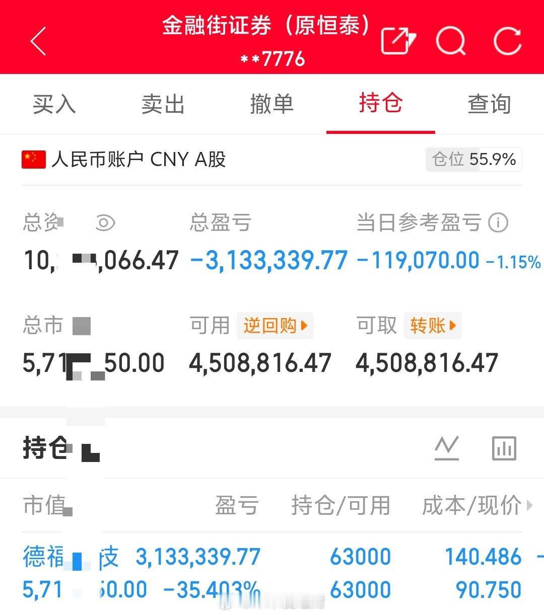 朱朱姐100万本金实盘操作，记录翻倍之旅！目前持仓；德福科技301511今日卖出