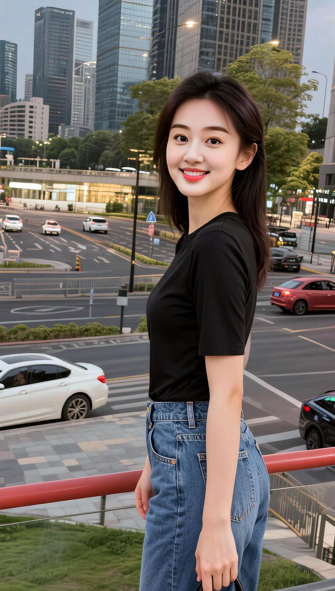 AI都市随拍 抖音ai创作 女性独立