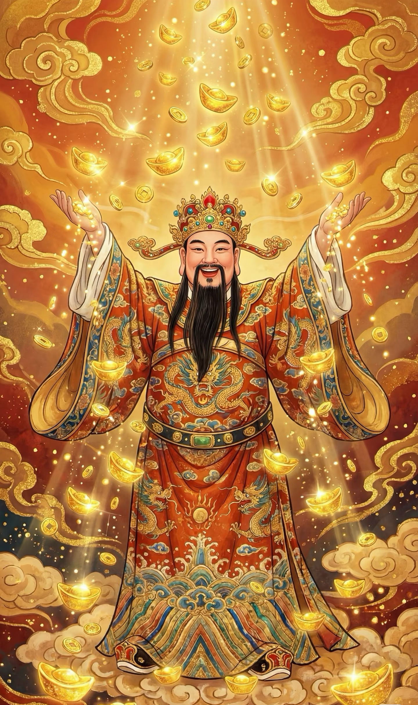 家人们早上好 新的一天开始了 在线的粉丝打卡178迎接财神爷了，祝愿我的粉丝马到