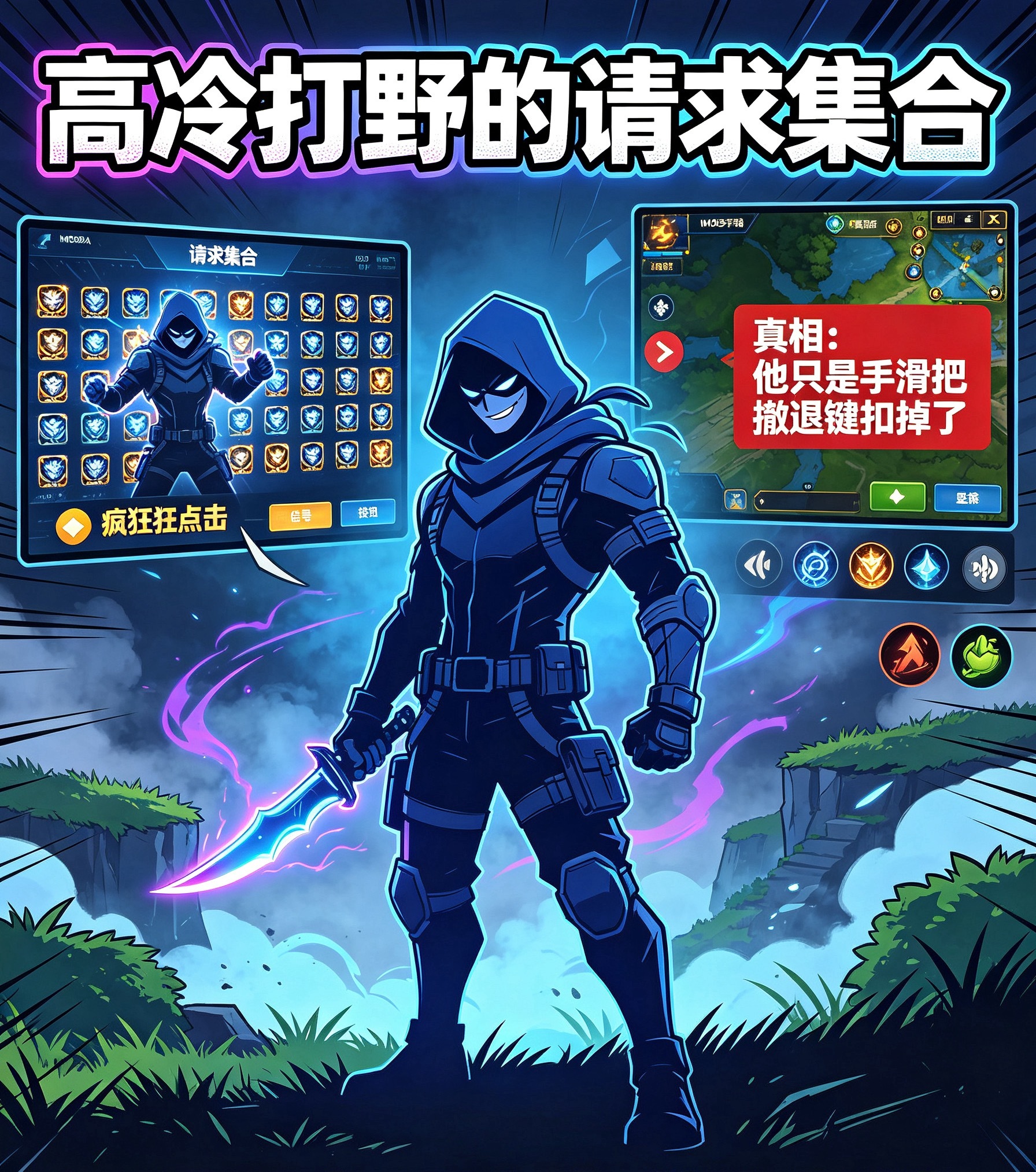 王者荣耀王者农小说大赛农友脑洞时刻小王夏令营谜面： 那个高冷的打野每次抓人前，都