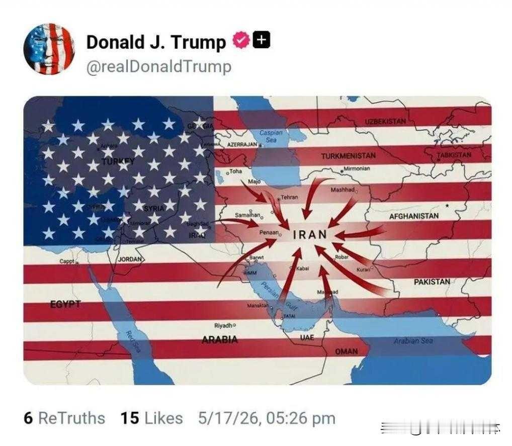 特朗普向伊朗喊话！

5月17日，美国总统特朗普发文称，如果伊朗不迅速行动，将一