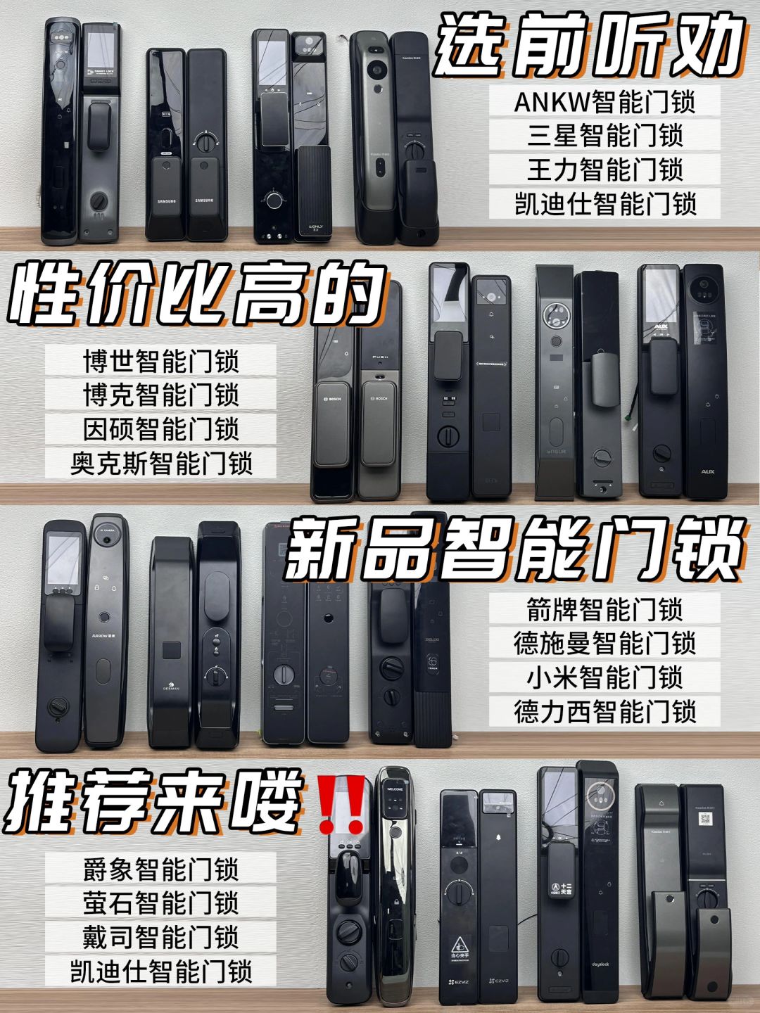斯到普！好用的口碑智能门锁推荐来了