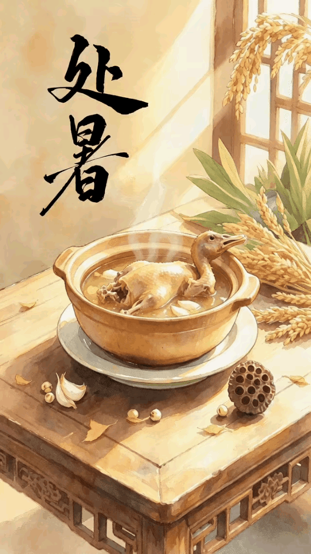 处暑为啥要吃鸭子
 
暑气慢慢褪去，阵阵晚风带来秋日气息，季节正式切换到收敛沉静