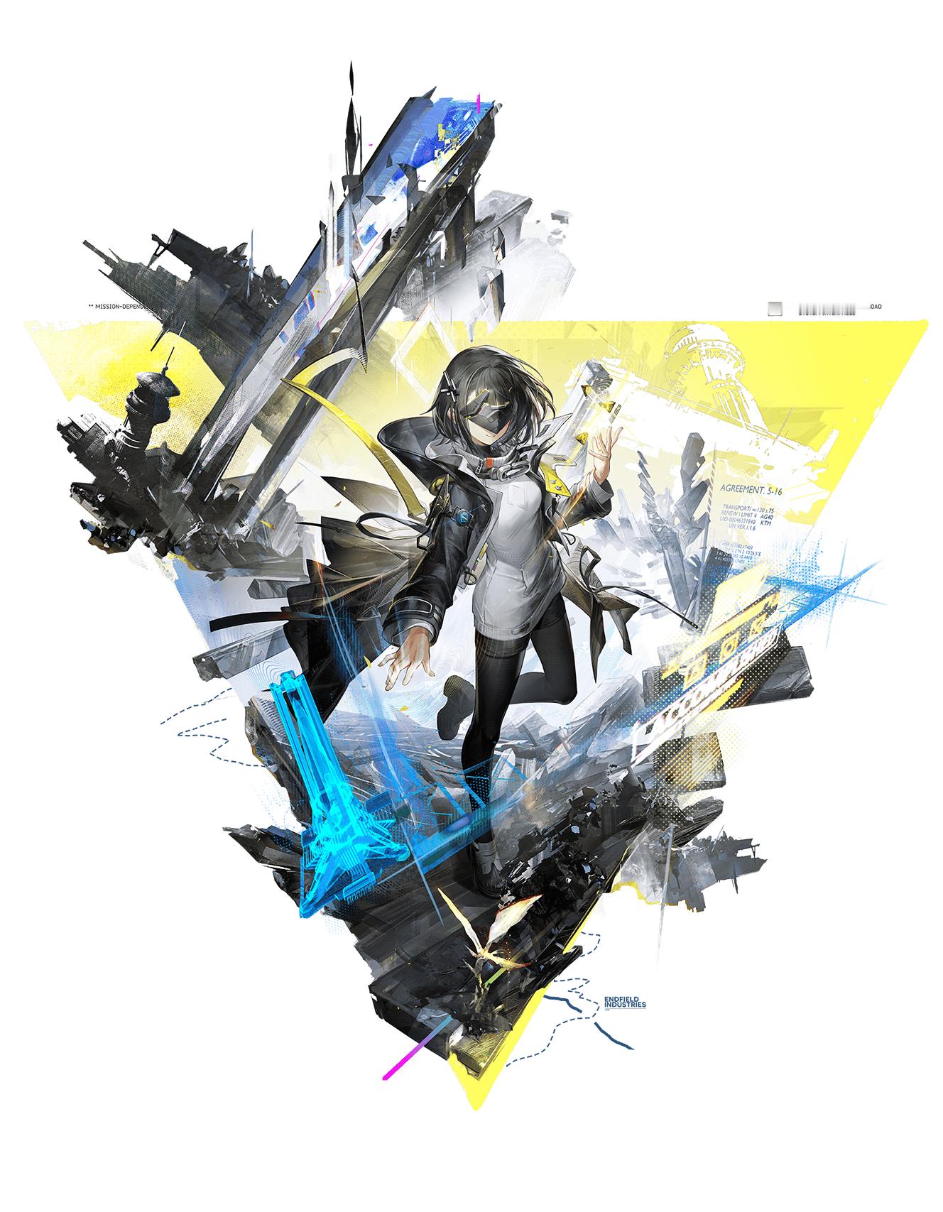 明日方舟：终末地 官网更新的高清角色立绘 