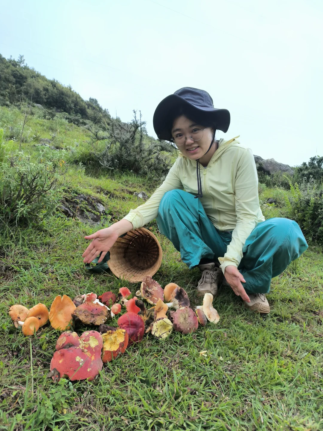 暑假旺季过去了，但是野生菌还有很多