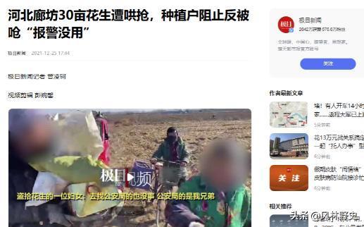 河北廊坊一男子包下某县镇30亩农田，用于种植花生，结果却一直没等到花生收获，本想