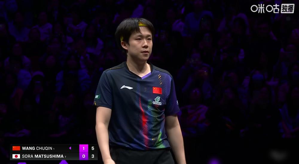 1-3落后，第五局6-9，王楚钦跟教练说：我真没招了，已经想着拎包回家了。
 