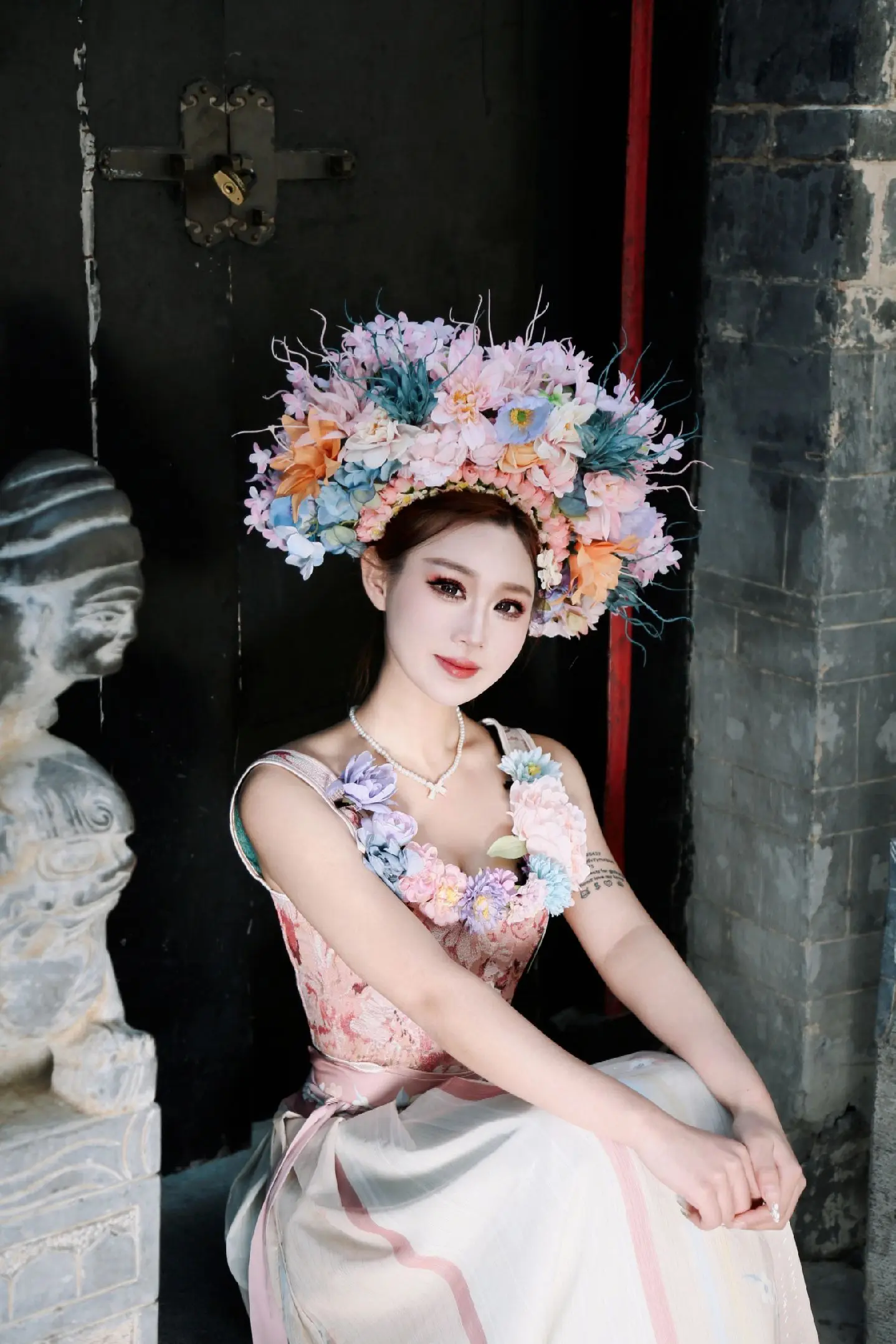 济南簪花这样拍