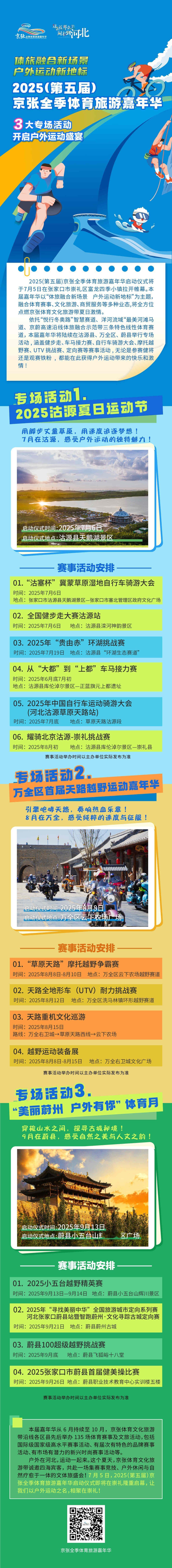 沽源/万全/蔚县专场活动预告来袭！
 “跟着赛事游京张”，无论您是赛场拼搏的健将