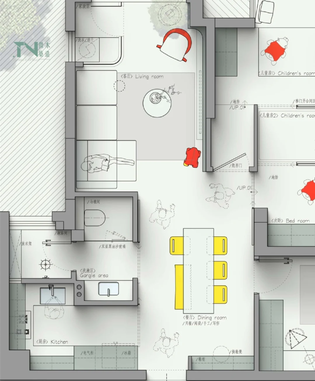 户型改造｜47期-67 ㎡小三居室就这么改造吧