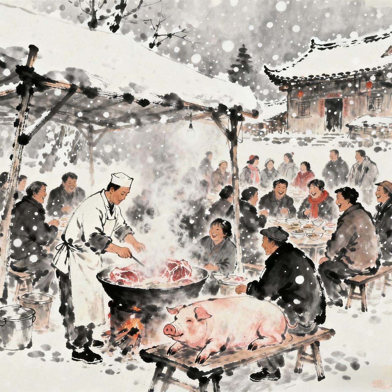 笑不活了！
紧急取消刨猪汤……
 
本想着要，对标网上爆火“呆呆”刨猪汤的，某县